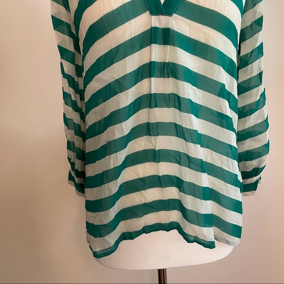 Joie Aceline Sheer Blouse - Picture 3 of 10